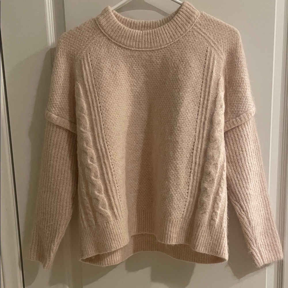Madewell Soft Cream Turtleneck Sweater